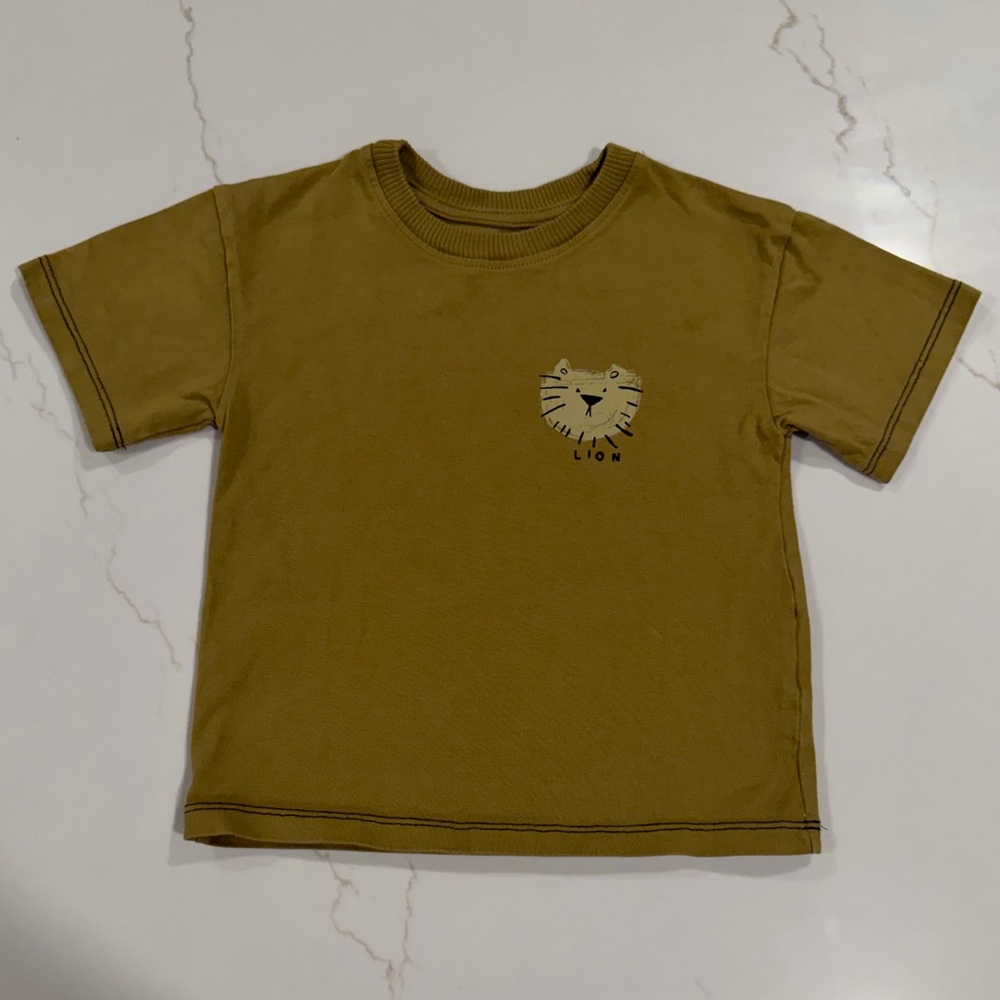 H&M toddler Lion Graphic T-Shirt - Brown